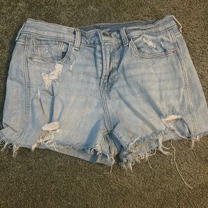 Ripped jeans shorts size 8